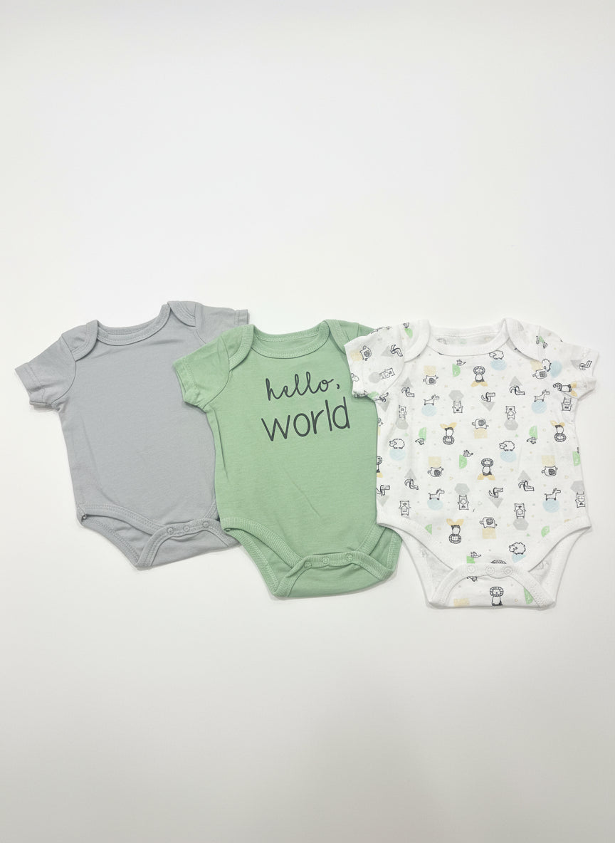 3 piece baby vest
