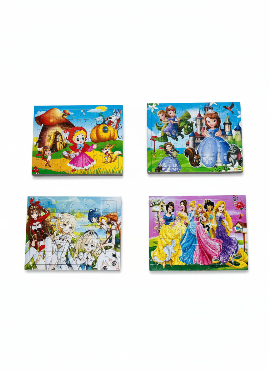 A4 Character Puzzel x4