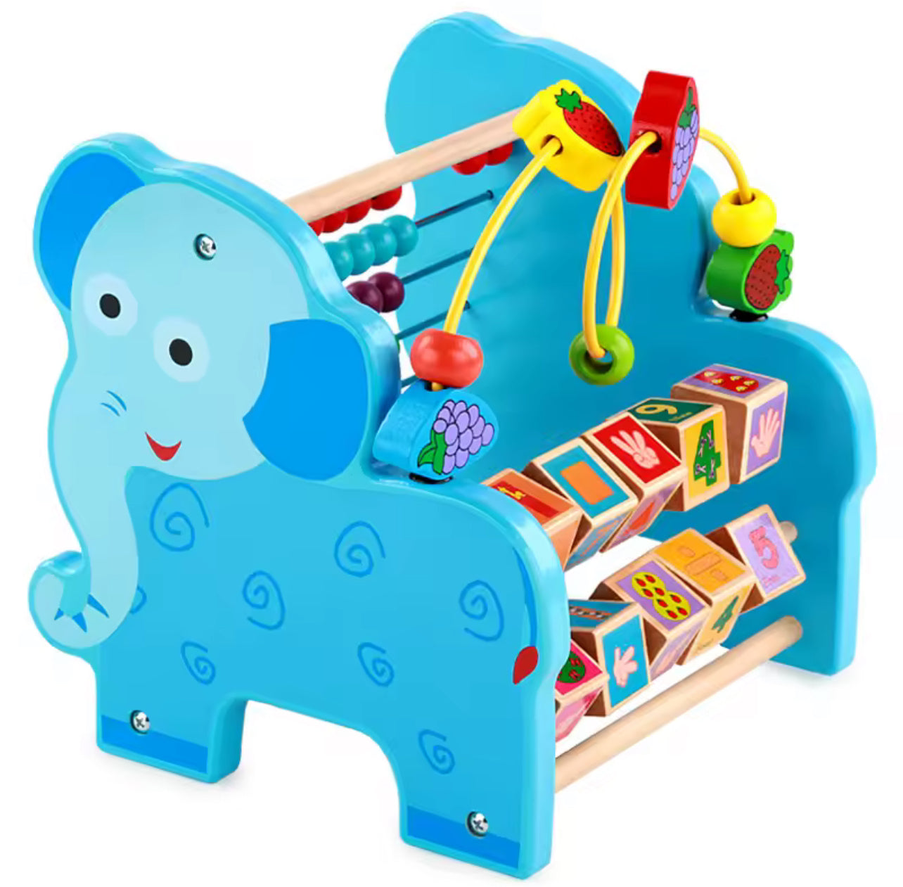 Animal Calculation Beads Around - Elephant