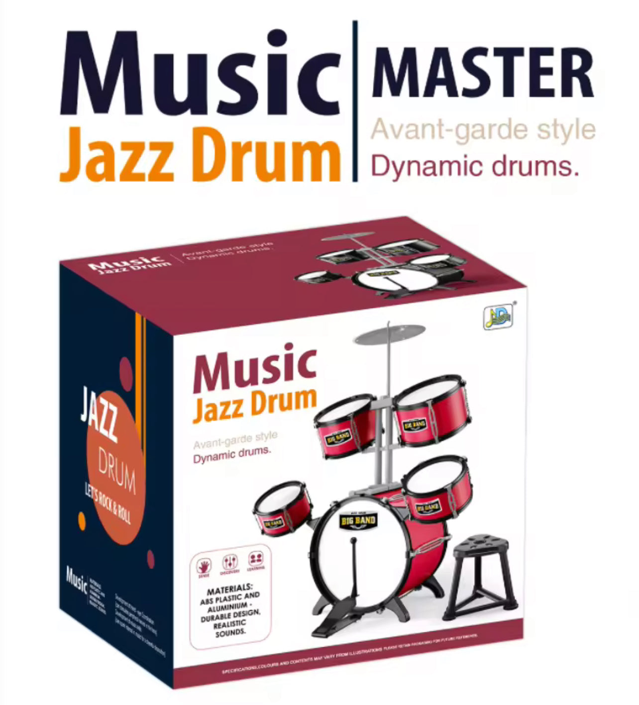 Music Jazz Drum Set