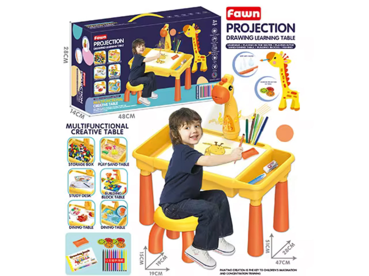 Projection Drawing Learning Table