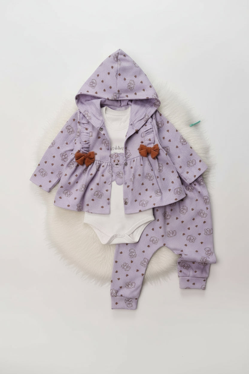 3 Piece Mini Bear Tracksuit