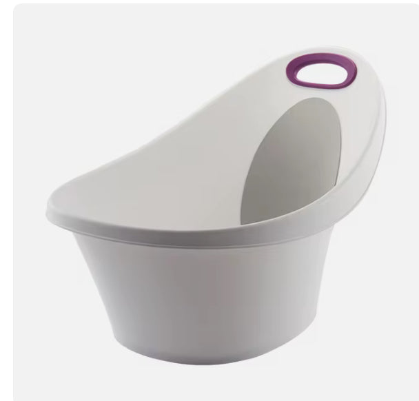 Newborn Baby Bath - White