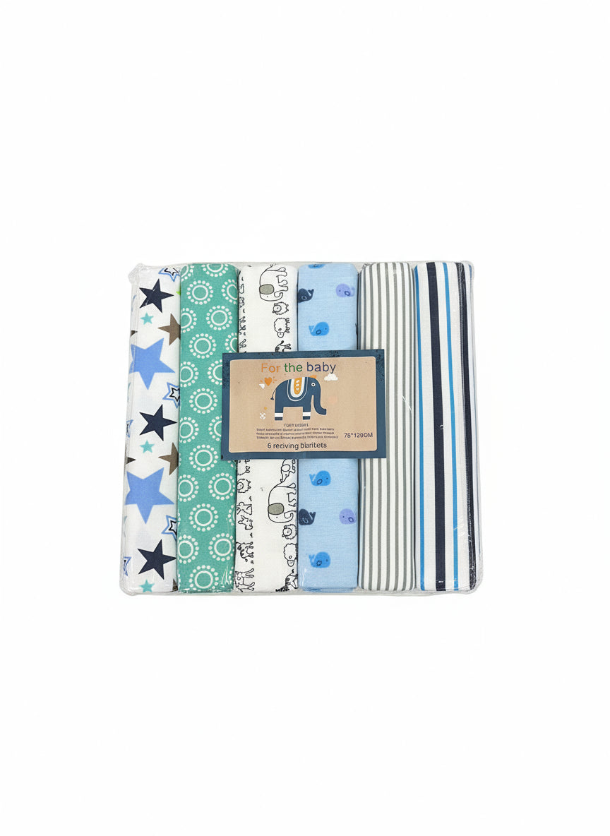 6 Piece Receving Blankets