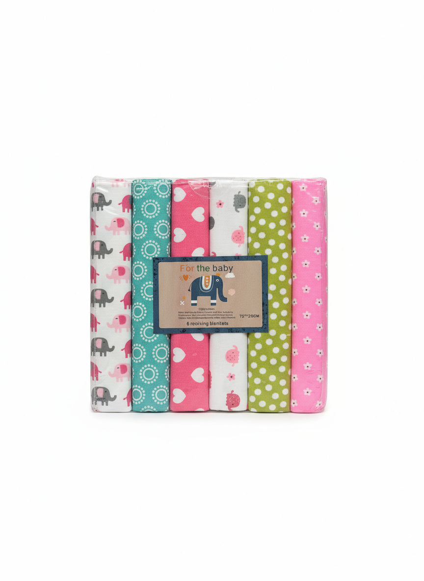 6 Piece Receving Blankets