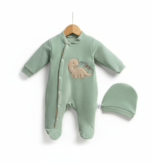 2 Piece Dino Romper Set
