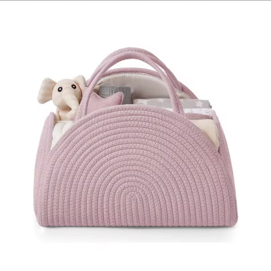 Portable Diaper Storage Basket