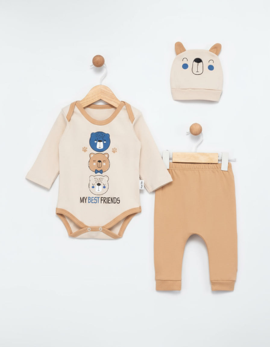 3 Piece Baby Romper