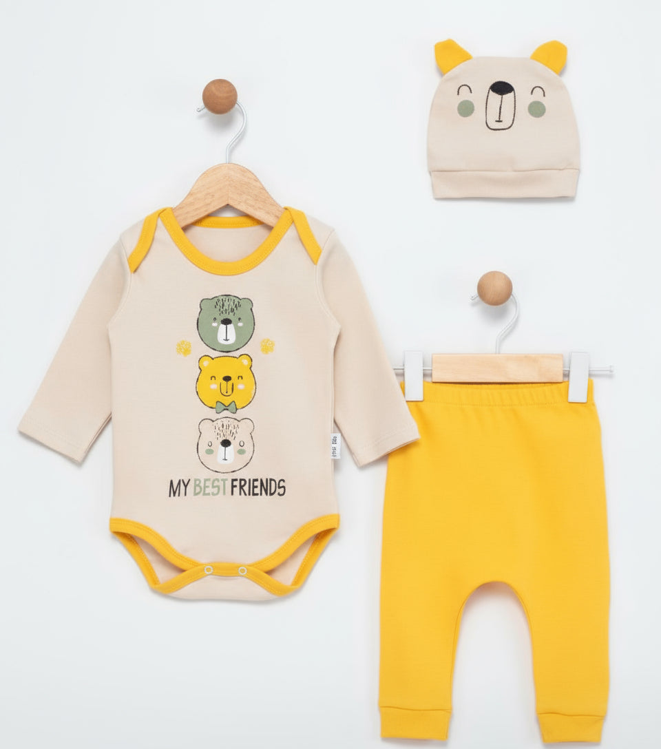 3 Piece Baby Romper