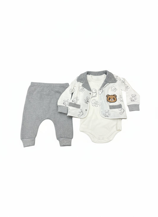 3 Piece Teddy Bear Outfit