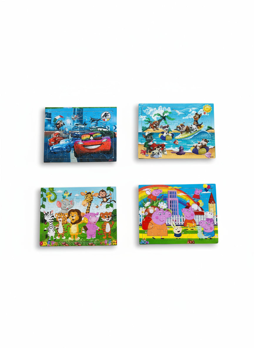 A4 Character Puzzel x4