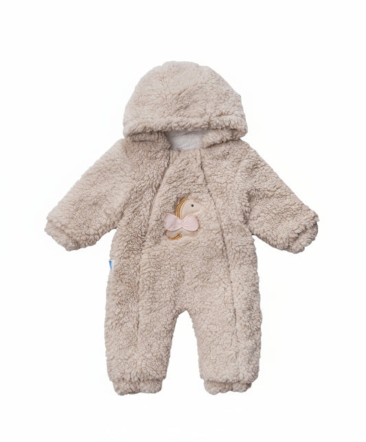 Winter Long Sleeve Fleece Romper